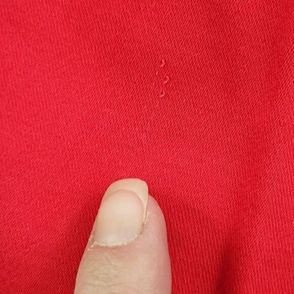 Southwestern Novelty Cactus Embroidered Stretch A-line Tea Length Skirt Red Sz 6 - Picture 5 of 9